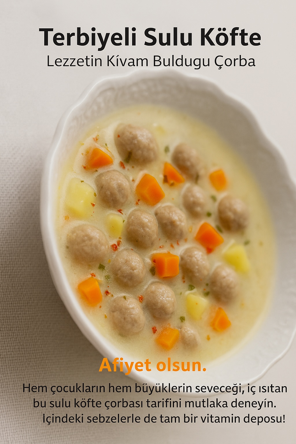 Terbiyeli Sulu Köfte tarifi